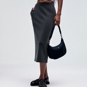 lululemon athletica Charcoal Midi Skirt